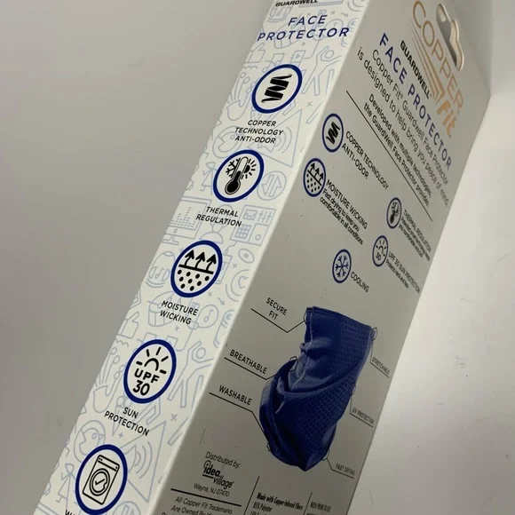 3-Copper Fit Guardwell Youth Boys Face Protector Mask Ages 8+ - Picture 3 of 5